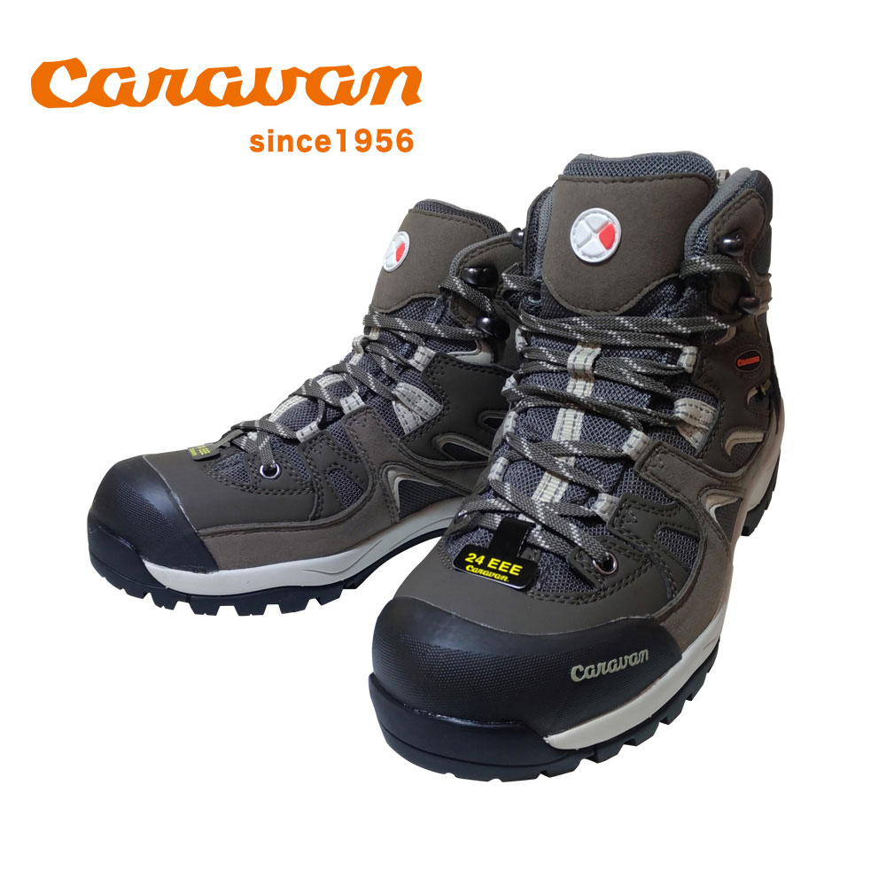 CARAVAN C6_02w 高筒防水登山鞋 堅果褐