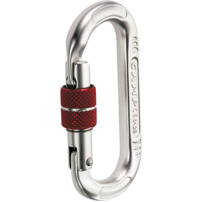 CAMP COMPACT OVAL LOCK O型鋁合金鉤環 金屬色