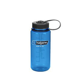 Nalgene 500cc寬嘴水壼 灰藍色