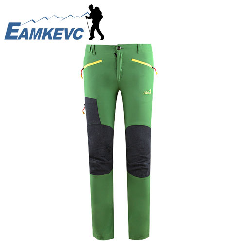 EAMKEVC 彈性透氣快乾褲 女款 果綠色
