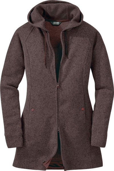 Outdoor Research LONGITUDE 女 針織 連帽保暖大衣 咖啡色