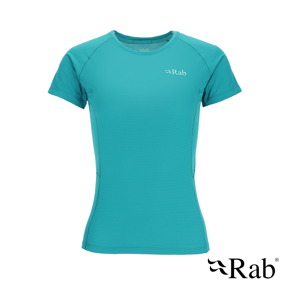 Rab Sonic Tee Wmns 短袖 透氣 排汗衣 女款 群青藍