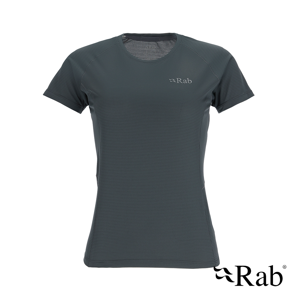 Rab Sonic Tee Wmns 短袖 透氣 排汗衣 女款 鯨魚灰