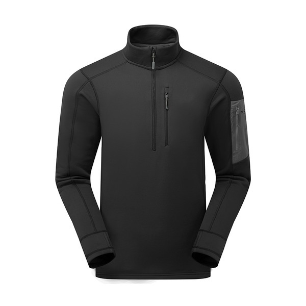 RAB Modulus Pull-On 快乾排汗彈性柔軟保暖上衣 男款 黑色 