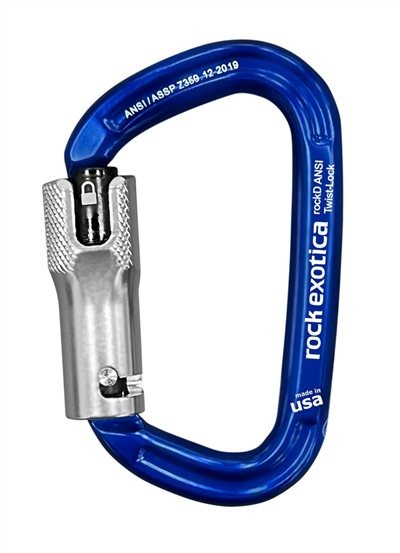 Rock Exotica rockD ANSI UP-Lock D形三段上推自動鎖鉤環