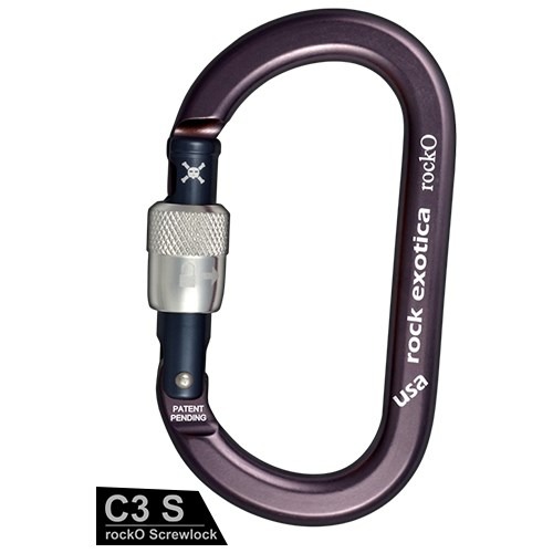 Rock Exotica rockO Screw-Lock O型手動螺旋鎖鉤環 手轉鎖 O環