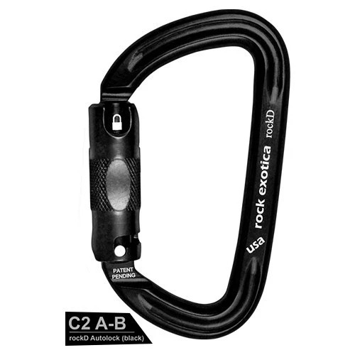 Rock Exotica rockD Auto-Lock D形三段下拉鎖鉤環 三段鎖 D環
