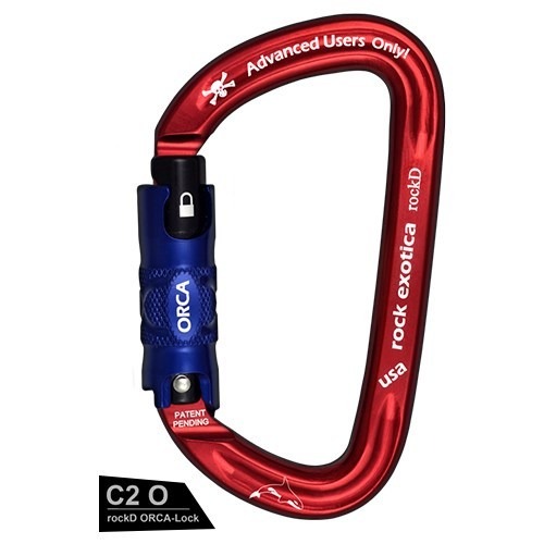 Rock Exotica rockD ORCA-Lock D形三段自動鎖鉤環 D環 三段鎖