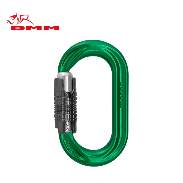 DMM PerfectO Locking Locksafe 鋁合金O形三段鎖鉤環 綠 攀樹