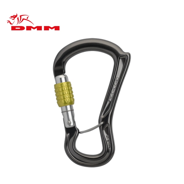 DMM Ceros Screwgate 鋁合金手轉鎖鉤環 鈦色 防翻轉鉤環