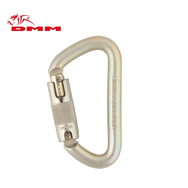 DMM 12mm Steel Offset Locksafe ANSI 碳鋼三段鎖鉤環 鋼環 D環