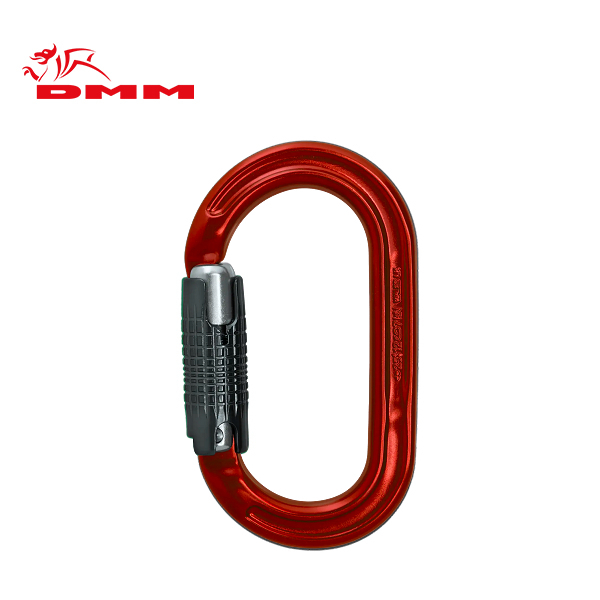 DMM Ultra O Locksafe 鋁合金O形三段鎖鉤環 紅 O環