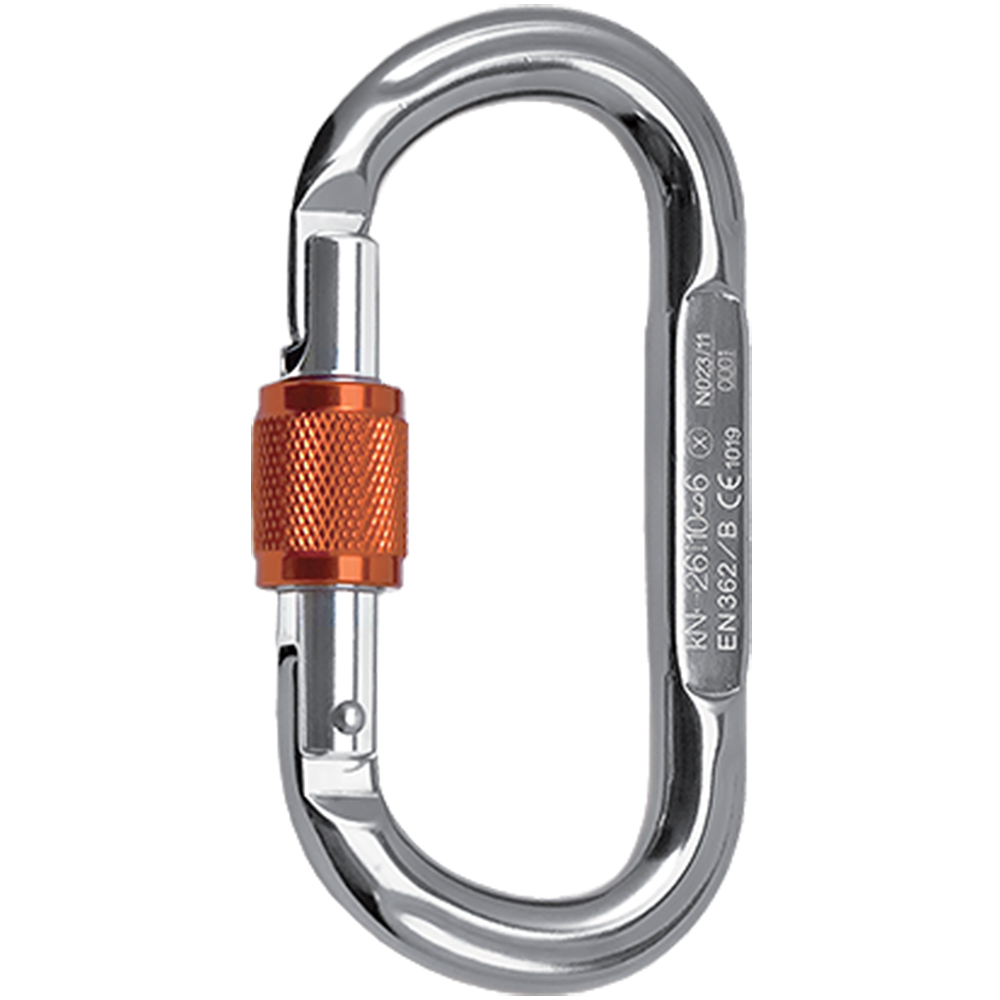 Rock Empire Carabiner AL O KL-S 手動鎖鋁O環