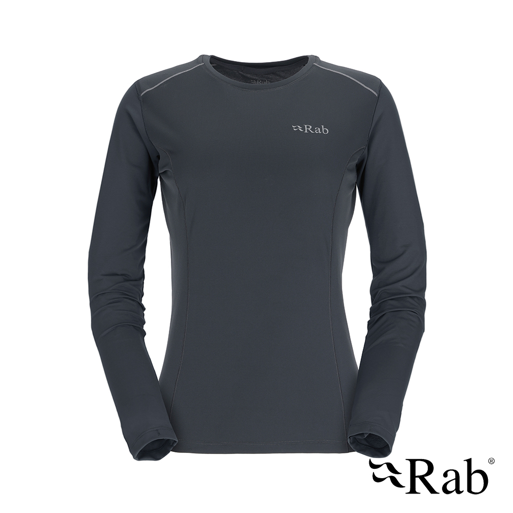 Rab Force LS Tee 長袖透氣排汗衣 女款 鯨魚灰