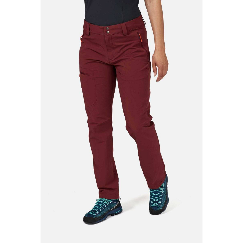 RAB Incline Pants 女款 登山褲 深紅