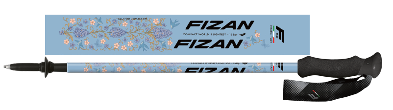 FIZAN 超輕三節式健行登山杖2入特惠組 春日晨光