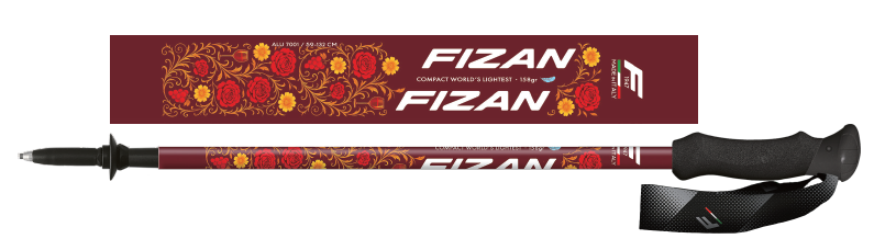 FIZAN 超輕三節式健行登山杖2入特惠組 夏夜晚風