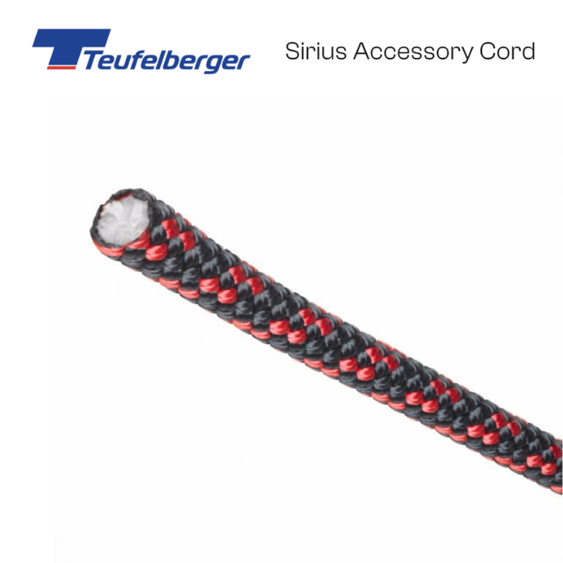 Teufelberger Sirius Accessory Cord 輔助繩 紅色 200M