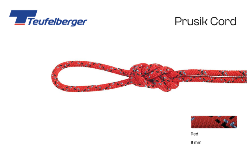 Teufelberger Prusik Cord 普魯士專用繩 300ft / 90m 6mm
