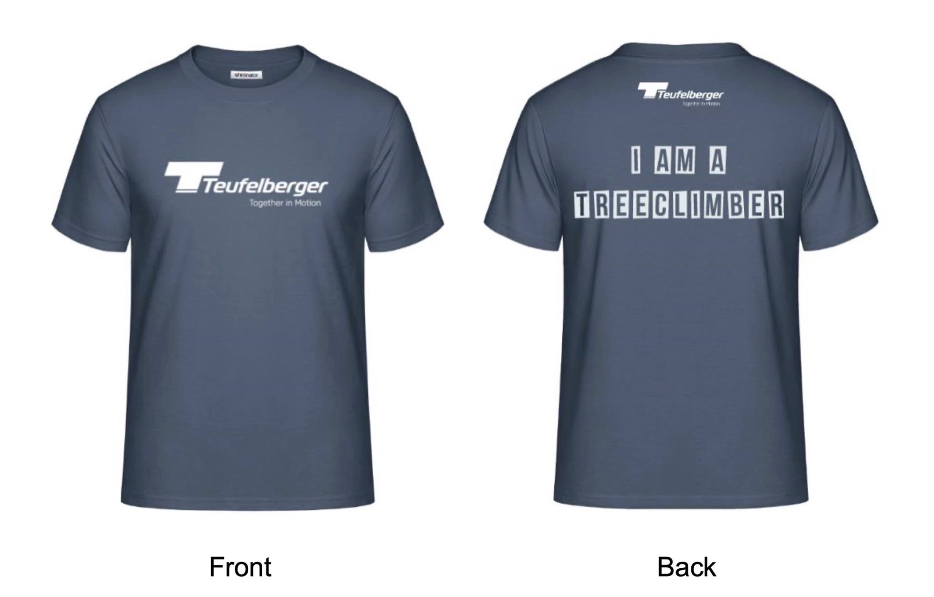 Teufelberger I am a tree climber 棉 T-shirt 灰色