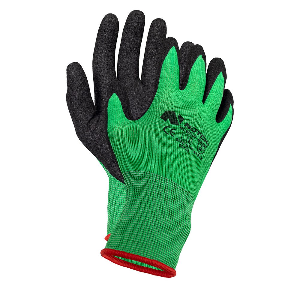 Notch 工作手套 Canopy Work Gloves Ultra Flex綠色