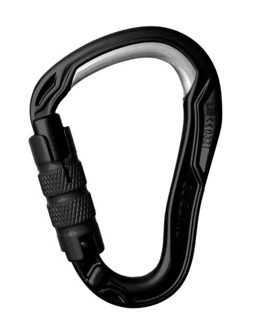 EDELRID Bulletproof Triple 鎖扣式登山扣 鉤環 勾環 黑色