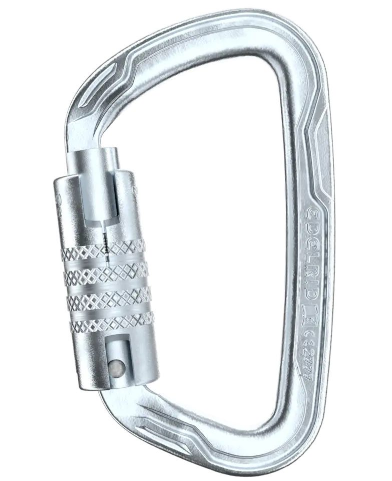 EDELRID Taser Steel  Ansi D型環  鋼製三動鎖安全扣環 鉤環 勾環 鋼製登山扣