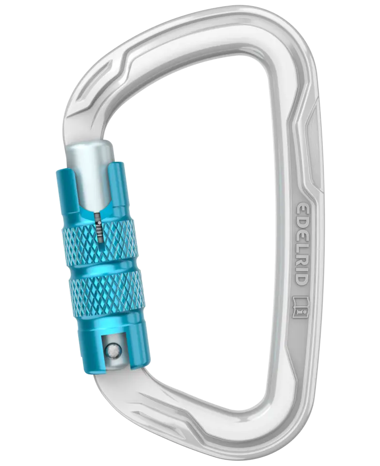 EDELRID Taser Tripel  (3色) 鎖扣式登山扣 鉤環 勾環 D型鋁合金登山扣